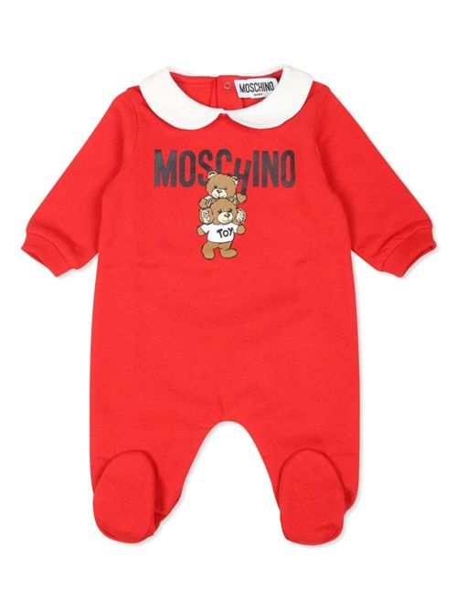 tutina bambina rossa MOSCHINO KIDS | MZY037LCA14/50109